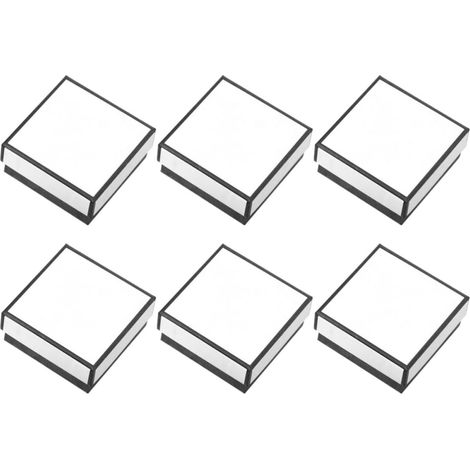Coffret à Bijoux Facile à Ranger et Gain de Place en Papier Blanc 6 Pièces Couvercle pour Voyage ou Présentation de Bijoux (1/5)