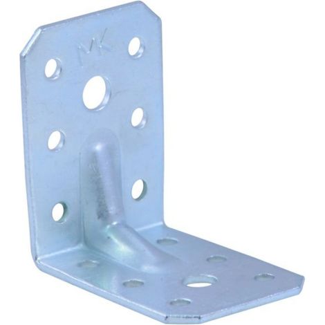 Connecteur De Construction - 50x50x35 mm - Acier Galvanisé - Estampage Renforcé - Pour Connexions Bois Bois