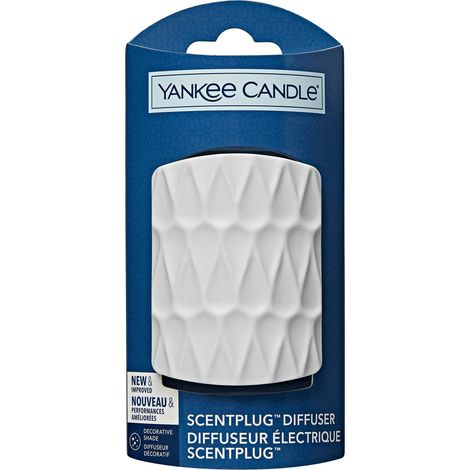 Yankee Candle Diffusore ScentPlug, Motivo Biologico Bianco [Attenzione  Spina Inglese] (1/5)