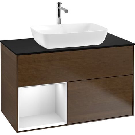 Villeroy & Boch F772MTGN Meuble sous-lavabo Finion F77 (1/2)