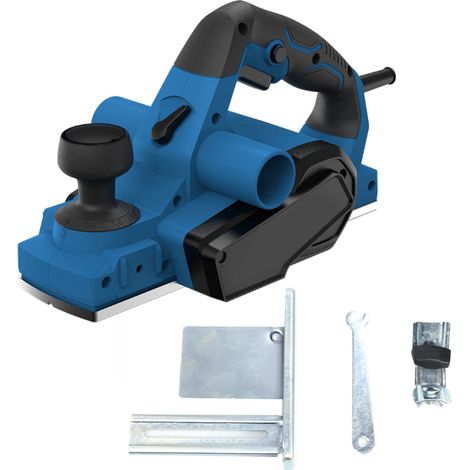 Raboteuse électrique 710 W – 17000 tr/min, largeur coupe 82,5 mm, double aspiration poussière, double poignée, 2 lames réversibles, 220 V (1/4)