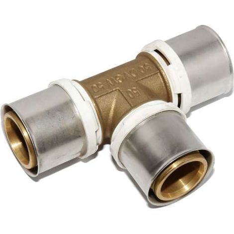 Alpex duo T-Stück 50x4,0 gleiche Abgänge 50 x 50 x 50mm 86750300