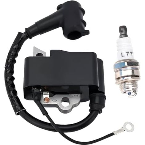 Bobine d'allumage pour Stihl 4147-400-1313 - Bobine d'allumage pour débroussailleuse Stihl 4147 400 1313 FS240 FS260 FS360 FS410 Débroussailleuse Débroussailleuse 41474001313 Z894 avec bougie (1/5)