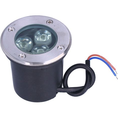 Wasserdichte LED-Gartenleuchte mit warmem Licht aus Edelstahl, ideal für Plätze, Parks, Aussichtspunkte und Wege (24 V). (1/5)