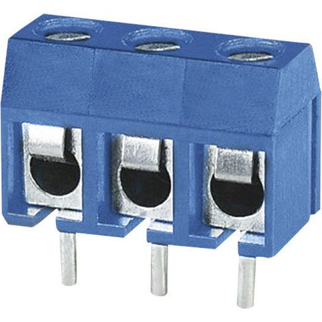 Bornier à vis Degson DG301-5.0-03P-12 1.50 mm² Nombre de pôles 3 bleu 1 pc(s) (1/2)