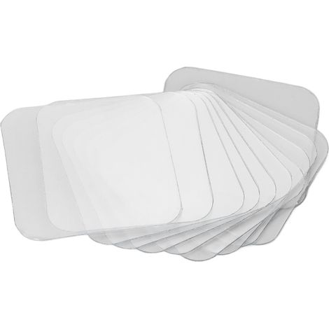 Lot de 20 bandes adhésives double face carrées, lavables et transparentes, pour flacons de parfum. (1/5)