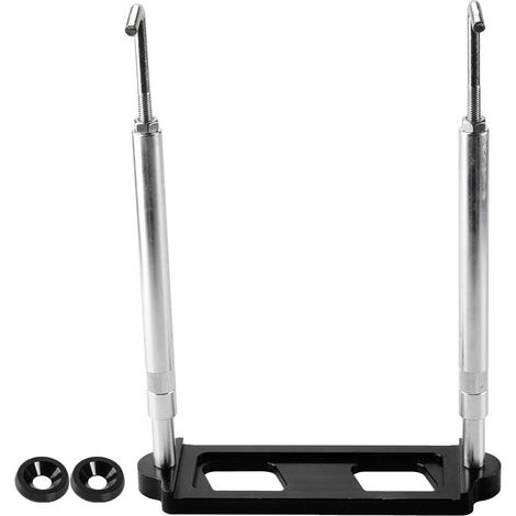 Car modification accessories for Honda Civic battery clamps, battery holders, brackets, stainless steel hooks - black (1/4)