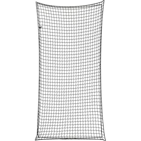 Anhängernetz mit schwarzer Gummischnur 7x3,5 m PP (1/5)