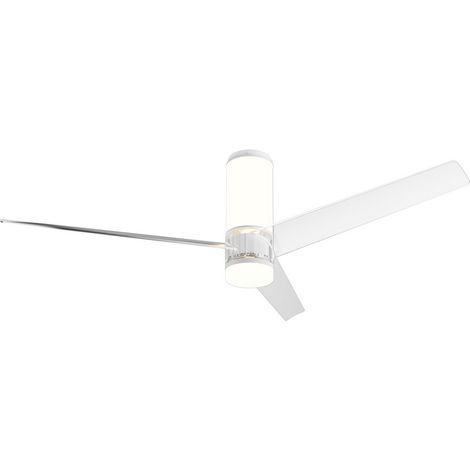 Ventilateur, Ventilateur up&down plafonnier LED transparent Transparent en Plastique, MANTRA