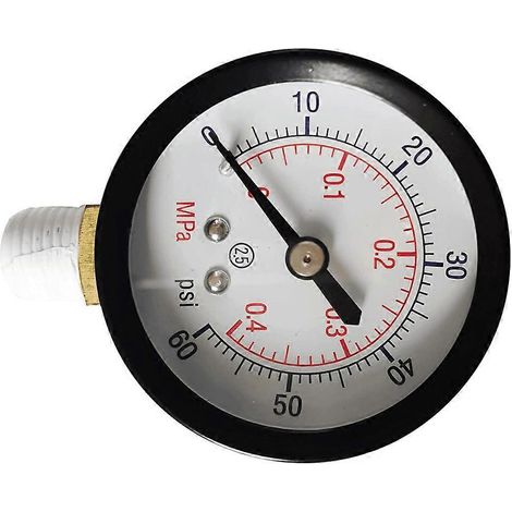Manomètre ECX270861 0-60 PSI de remplacement pour filtres à sable modèles s210s, s244s et s310s (1/3)