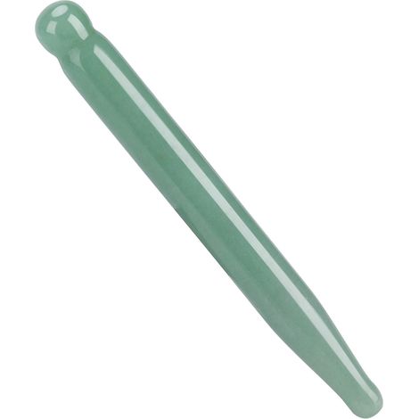 Bâtonnet de massage en pierre naturelle polie (aventurine verte) pour la relaxation et le bien-être (1 pièce) (1/5)
