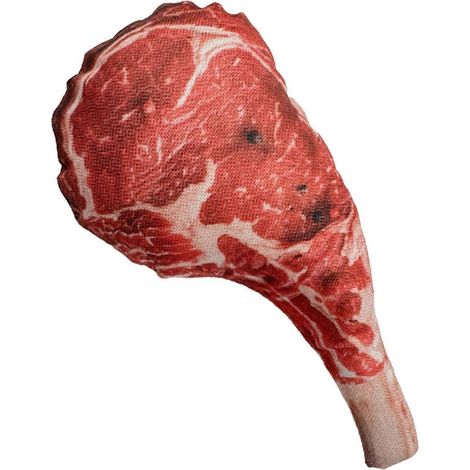 Tomahawk Steak chien jouet à macher – sonore et résistant aux morsures – pour chiot, Cat et jeu interactif (1/5)