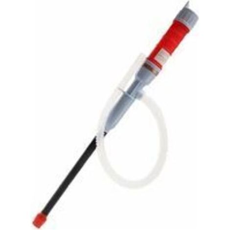 Rouge Electrique Pompe à Siphon de Transfert Batterie Liquide l'eau Pompe à Piles Tuyau de Siphon Essence Gaz Carburant Pompe Main Aspiration (1/5)