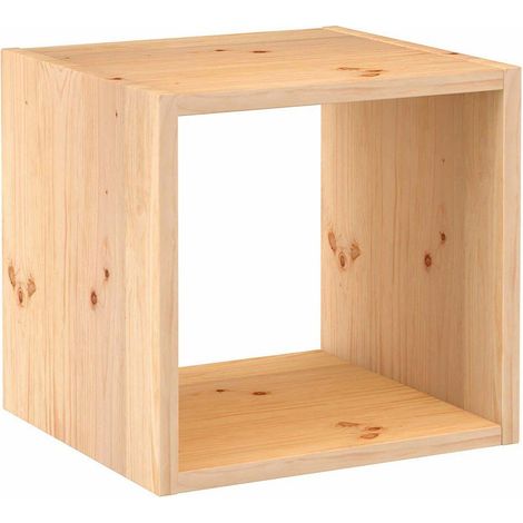 Modulares Bücherregal 1 Würfel dinamic Kiefer massiv astigarraga