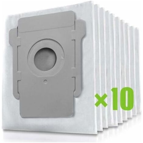 10 pcs Sac Irobot Roomba i7, Sacs À Poussière de Rechange pour Aspirateur iRobot Roomba i7 i7+ / i7 Plus E5 E6 E7 S9 S9+ (1/5)