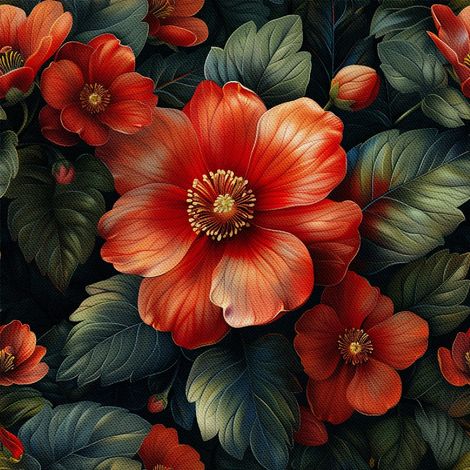 Tela decorativa para exteriores Oxford - Motiv Blumen I DX5323 (1/5)