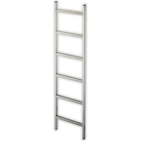 Hailo Schachtleiter 300mm lichte Weite Edelstahl 1.4301 / ASTM 304 mit 13 Sprossen 3,64m