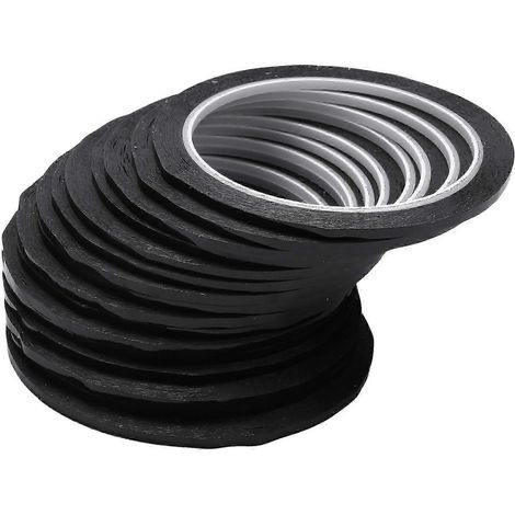 16er-Packung 3 mm (1/8 Zoll) breites Grafikband, Whiteboard-Band, selbstklebendes Linienband für Diagramme, Rastermarkierungen, T JP (1/5)