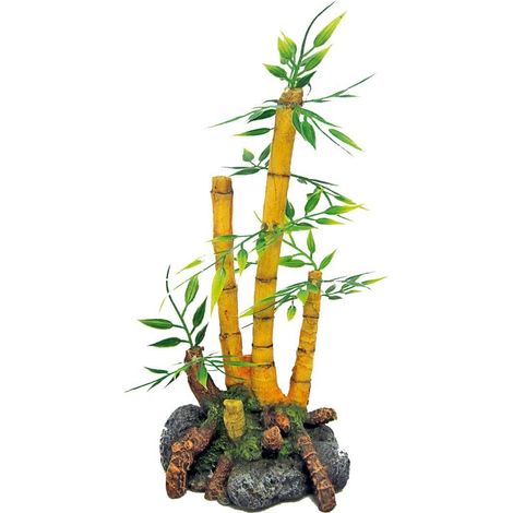 Plante Bambou Japonaise 9x8x18.5 cm décoration d'aquarium