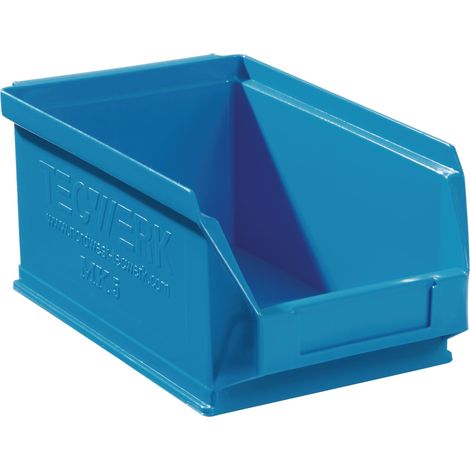 Caja de almacenamiento L160/140xB100xH75mm PE azul TECWERK (1/4)