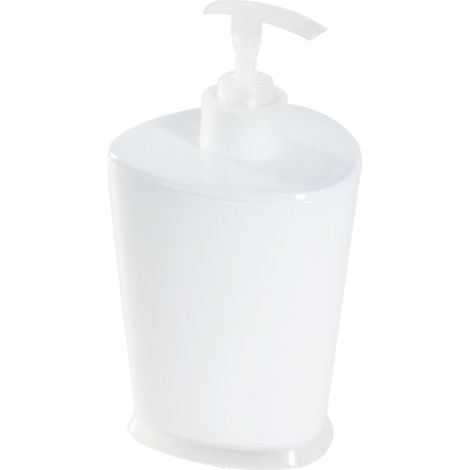 Dispenser Sapone Liquido Bagno Colorato in Plastica Semplice Moderno Ra Metaform - Colore: Bianco