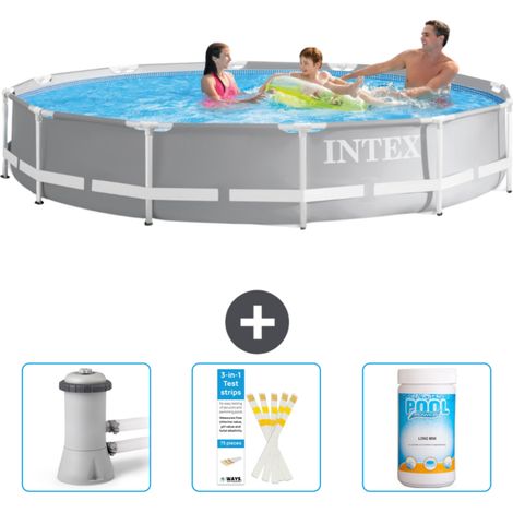 Prism Frame Pool Rund - 366x76 cm - 4-teilig  SCB73 (1/4)