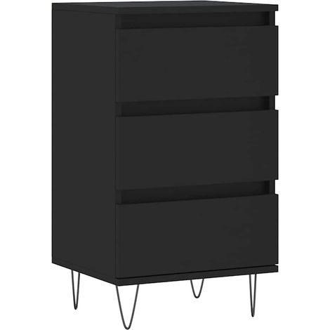 vidaXL Buffet schwarz 40x35x70 cm ausIngenieurholz