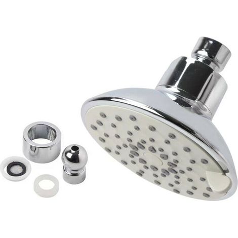 Soffione doccia multigetto orientabile rotondo 105mm bagno DGO-185 (1/4)