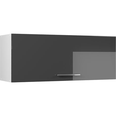 Hängeschrank Fame-Line, Anthrazit Hochglanz/Weiß, 100 cm, Vicco (1/5)