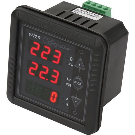 GV25 MK2 Generator Digital Meter Voltage Current Frequency Tester Panel 110/220V System (1/5)