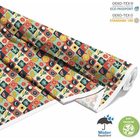 TESSUTI DECORATIVI PER ESTERNI OXFORD - motivo estivo DX9172 (1/5)