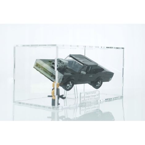 Caja, soporte de exhibición PARA ladrillos LEGO Speed, protege contra el polvo y los rayos UV. (1/5)