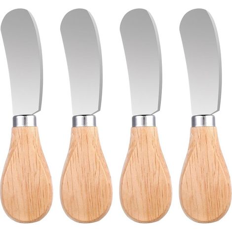 Couteau à beurre (pièces), couteau à beurre, couteau à gâteau de 12 cm, couteau à beurre en acier inoxydable, petit ensemble de couteaux à fromage, couteau à beurre pour fromage, beurre, confiture (1/5)