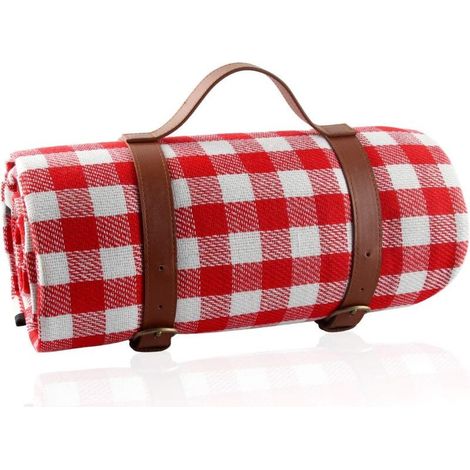 Picknickdecke. Picknickmatte. 150 x 200 cm. Sandabweisende Stranddecke. Große, faltbare, tragbare und wasserdichte Strandmatte. Ideal für Garten, Camping und Strand. (1/5)
