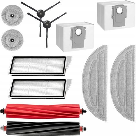 Kit completo per rulli lavapavimenti con filtri per Roborock S8 MaxV Ultra / S8 Max Ultra / G20 (1/5)