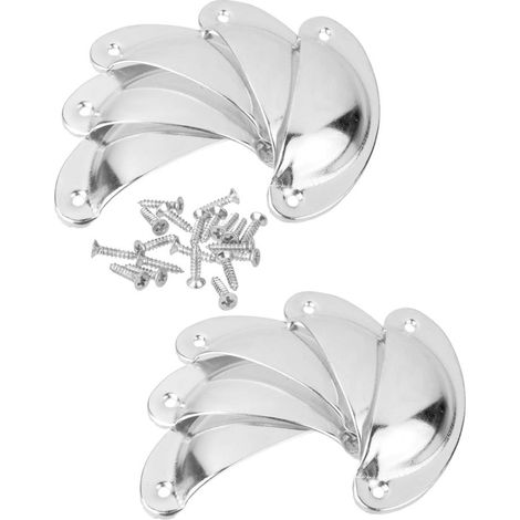 10Pcs Victorian Cup Shell Cuisine Armoire Tiroir Armoire Porte Poignée De Tirage A (1/5)