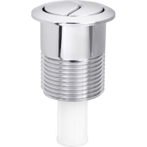 SIAMP 34455007 Bouton Poussoir 45, Chromé, 37 mm