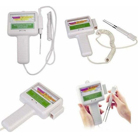 Testeur Électronique Piscine - Mesure Chlore 1,2 À 1,7 Ppm - Mesure Ph 7,2 À 7,8 - Alimentation Pile AA - 1 Pièce (1/4)