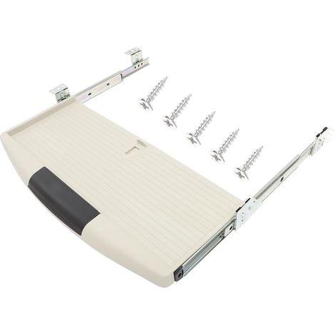 Boîte de rangement pour clavier à tiroir, organiseur bureau sous table (1/5)