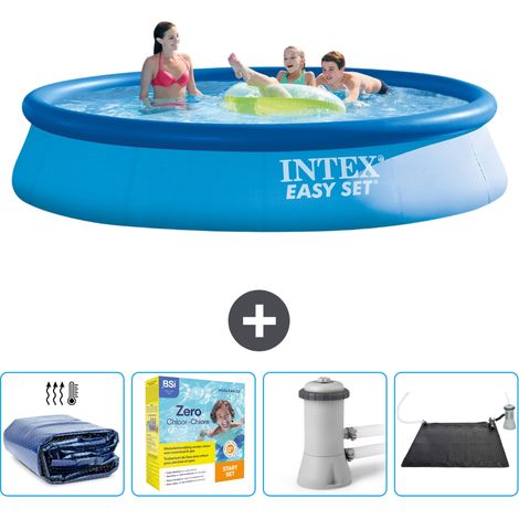 Intex Piscina Easy Set Rotonda - 396x84 cm - 7-pezzi  SCB11 (1/5)
