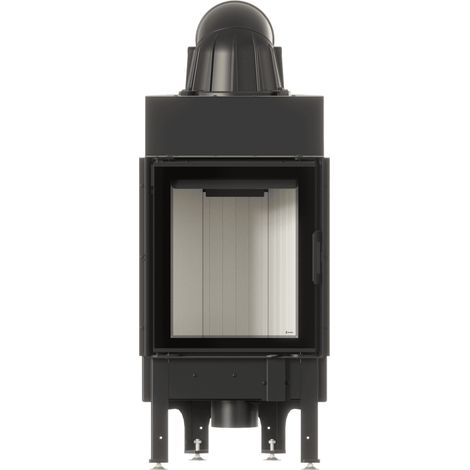 Kamineinsatz aus Stahl KRATKI NADIA 7 kW Ø 200 mit Türfeder (1/5)