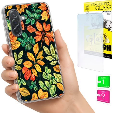 Custodia per Samsung Galaxy A36 / A56, cover posteriore in vetro temperato 9H. (1/5)