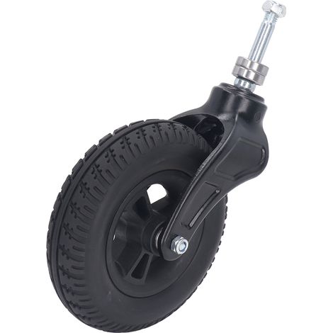 GARRYFIZH Roulette pivotante 7 pouces, Roue PVC moyeu PU universelle, Remplacement avant fauteuil, Capacité 120KG