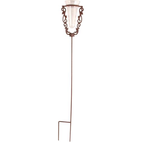 Flora – Pluviomètre en fonte – Tube gradué en verre, support en fonte, 2,75 kg (1/2)