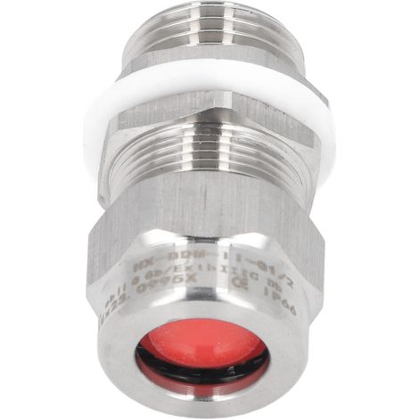 Presse-étoupe en acier inoxydable 304 G1/2 IP66, connecteur de câble blindé étanche pour véhicules et appareils marins (1/5)