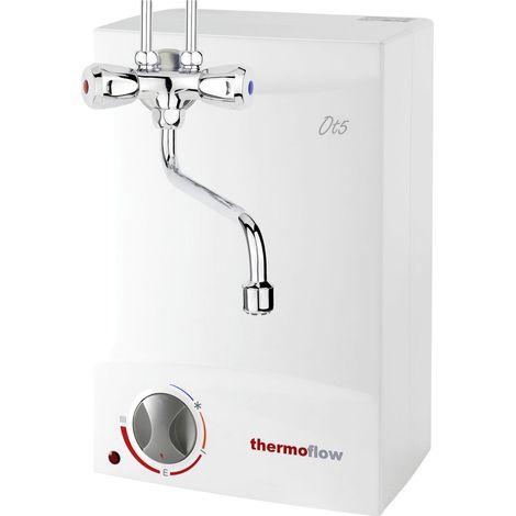Thermoflow Obertischspeicher-Set OT 5 5 L, mit Armatur Spültischarmaturen Niederdruck