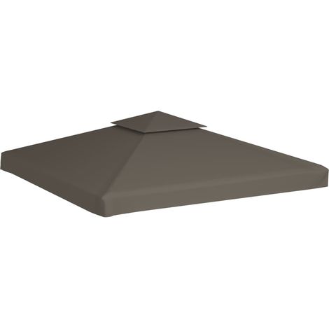 vidaXL Copertura Superiore per Gazebo a 2 Strati 310 g/m² 3x3m