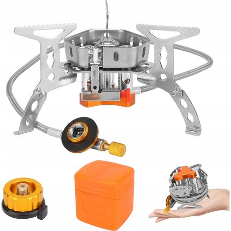 Perfect MINI Gaskocher mit 6800 W Leistung, inklusive Kartuschen und Adapter