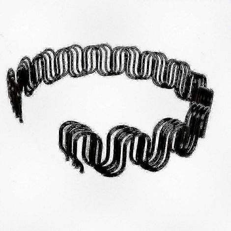 Ressorts de rechange pour canapés et chaises compatibles avec plusieurs marques, longueurs de 40 cm à 60 cm, avec clips, modèle fg2025031702507, longueur 85 cm. (1/5)
