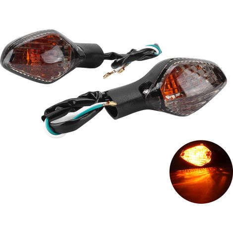 LED-Motorradblinker, 12 V, kompatibel mit Honda CBR500, CBR650, CTX700, CRF250L, NC700, 750 und MSX12, dunkelbraun (1/5)
